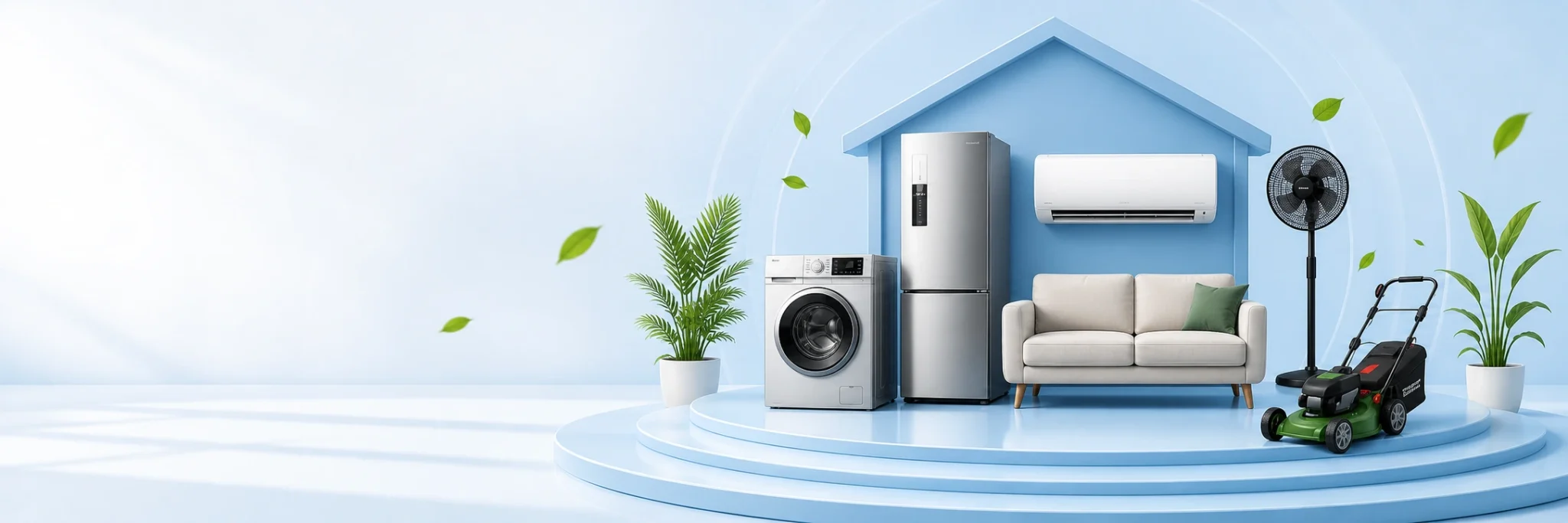 All home appliance, home, air conditioning and garden universes together