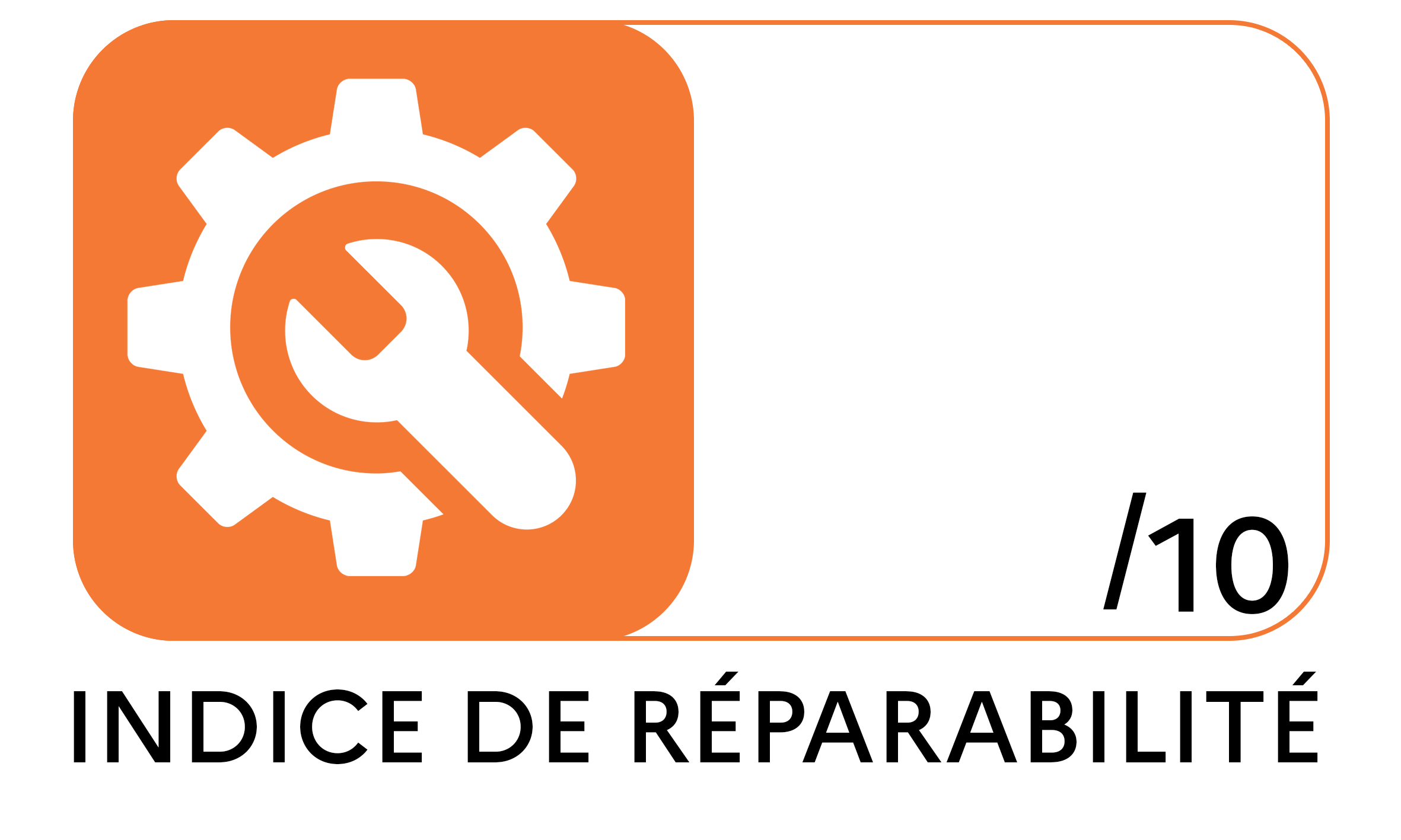 Indice de réparabilité 3,5/10