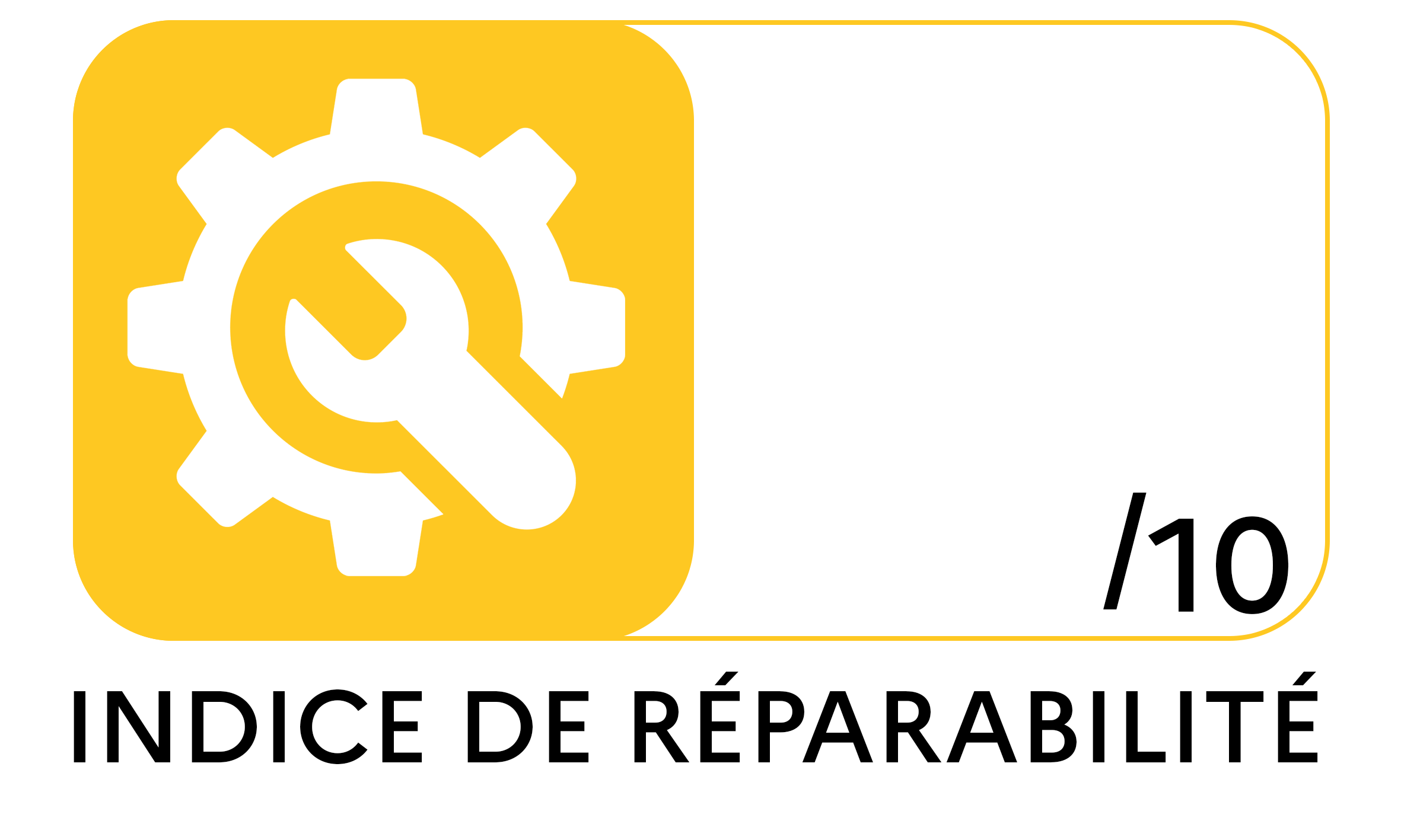Indice de réparabilité 5,5/10