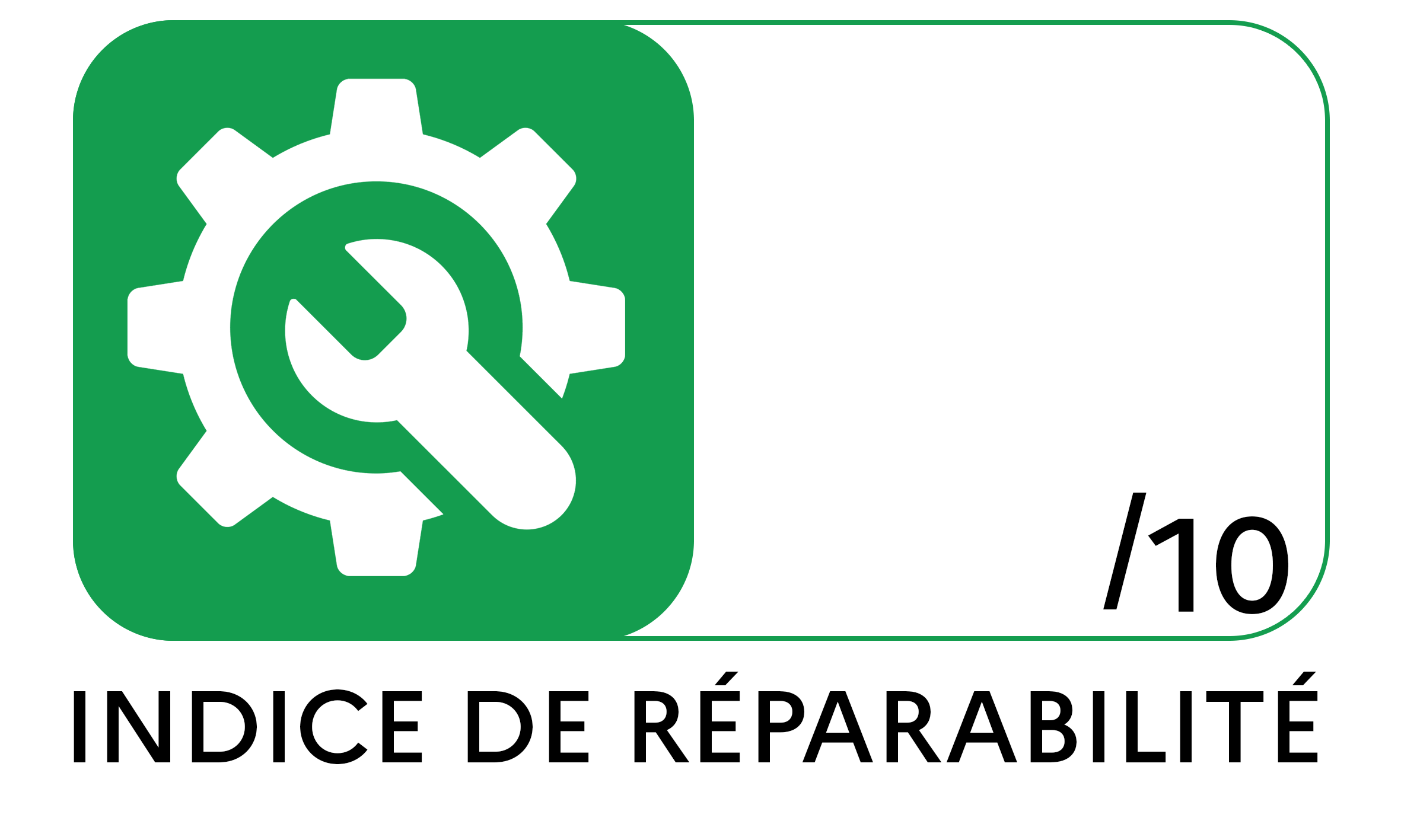 Indice de réparabilité 8,6 sur 10